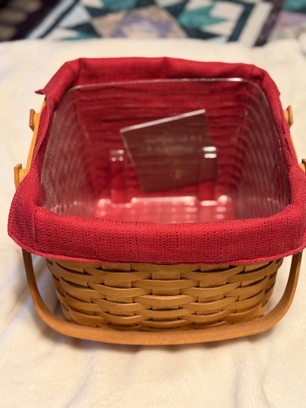 Longaberger Picnic Tote, Liner, Protector and Riser